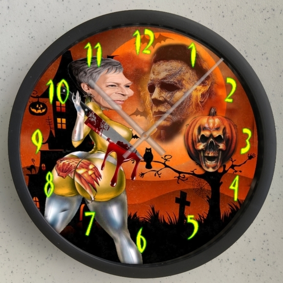Michael Myers Halloween clock - Picture 1 of 4